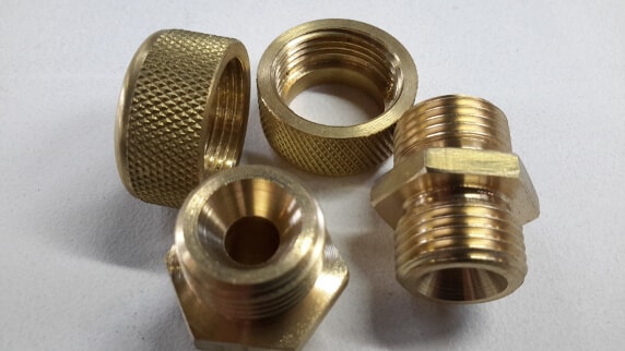 Brass fitting components